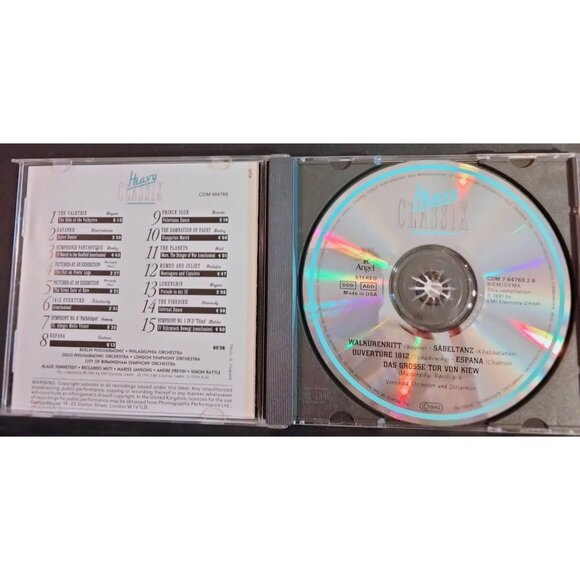 Heavy Classix Classical Romantic Opera Various Orchestras 1991 CD - Picture 3 of 5
